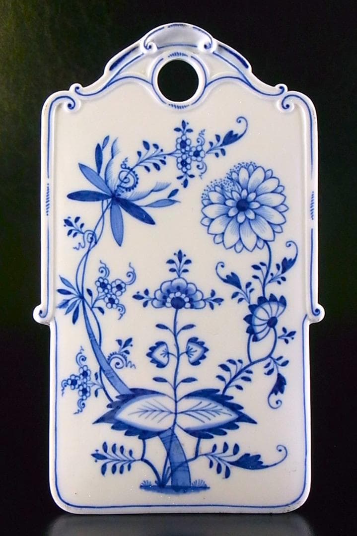 【 E877 】 真作保証品　19世紀初頭　オールドマイセン　花々文壁飾り