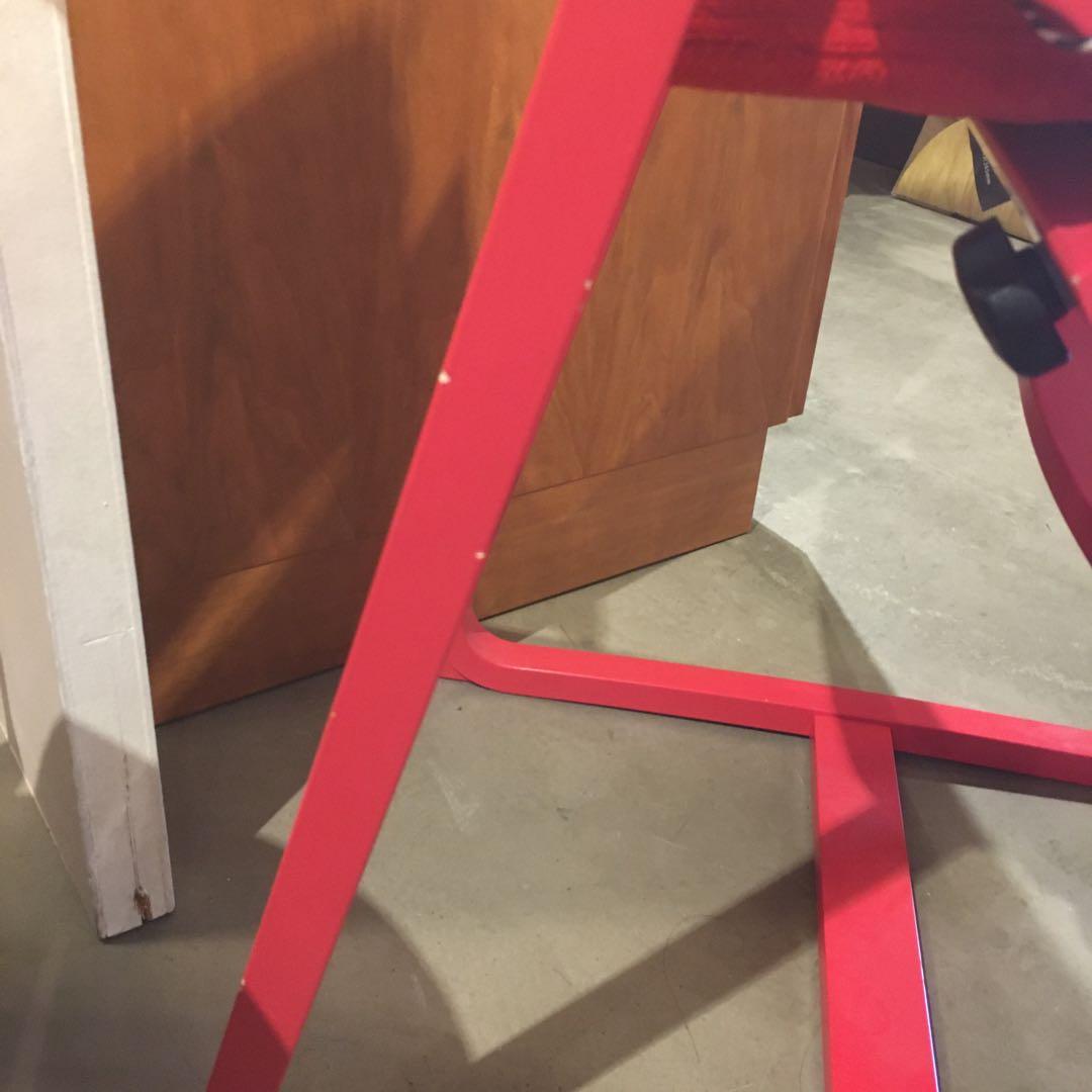 アップライトチェア　展示品　赤