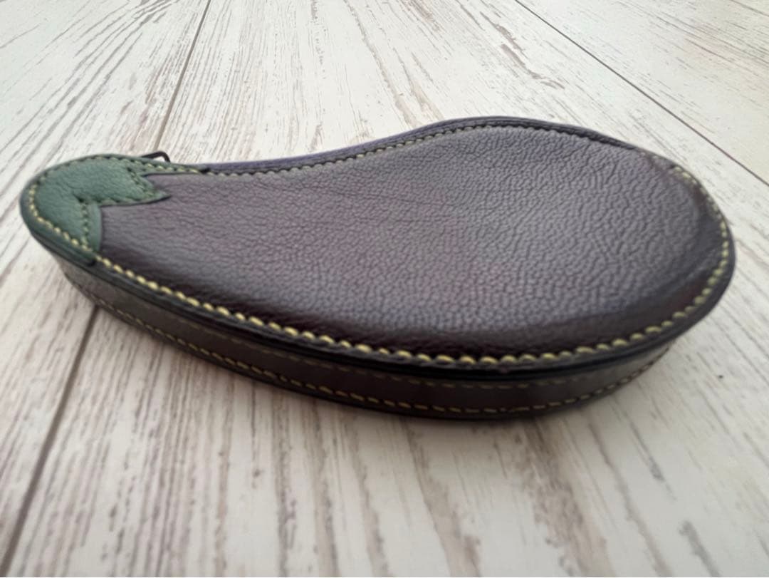 エルメス ケース 小銭入れ 茄子 ナス フルーツモチーフ