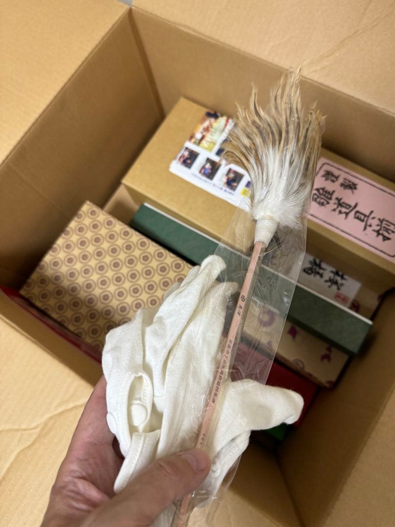 【雛人形・ひな祭り】人形の島津/20年保証の匠の逸品/美品《飾り台・屏風・小物》