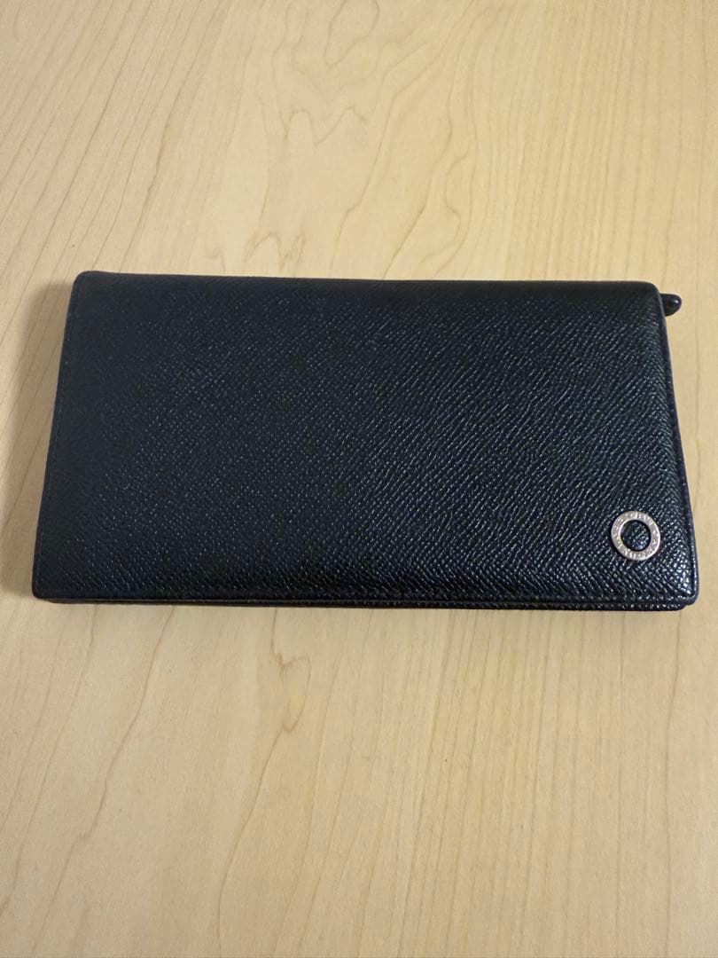【極美品】 BVLGARI 長財布 二つ折り ウォレット サフィアーノ レザー
