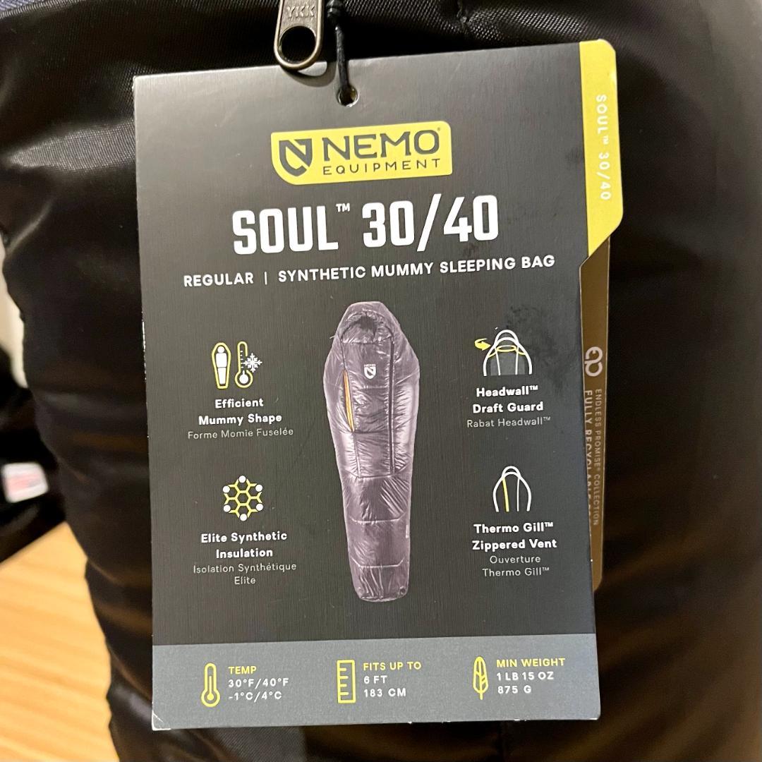 新品 未開封 NEMO ニーモ ソウル 30/40 エンドレスプロミス