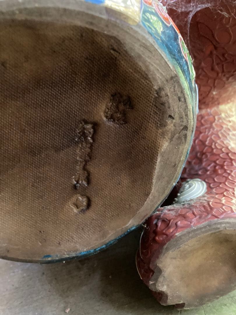 【希少】狛犬　獅子　玉獅子　赤獅子　シーサー　縁起物　魔除け