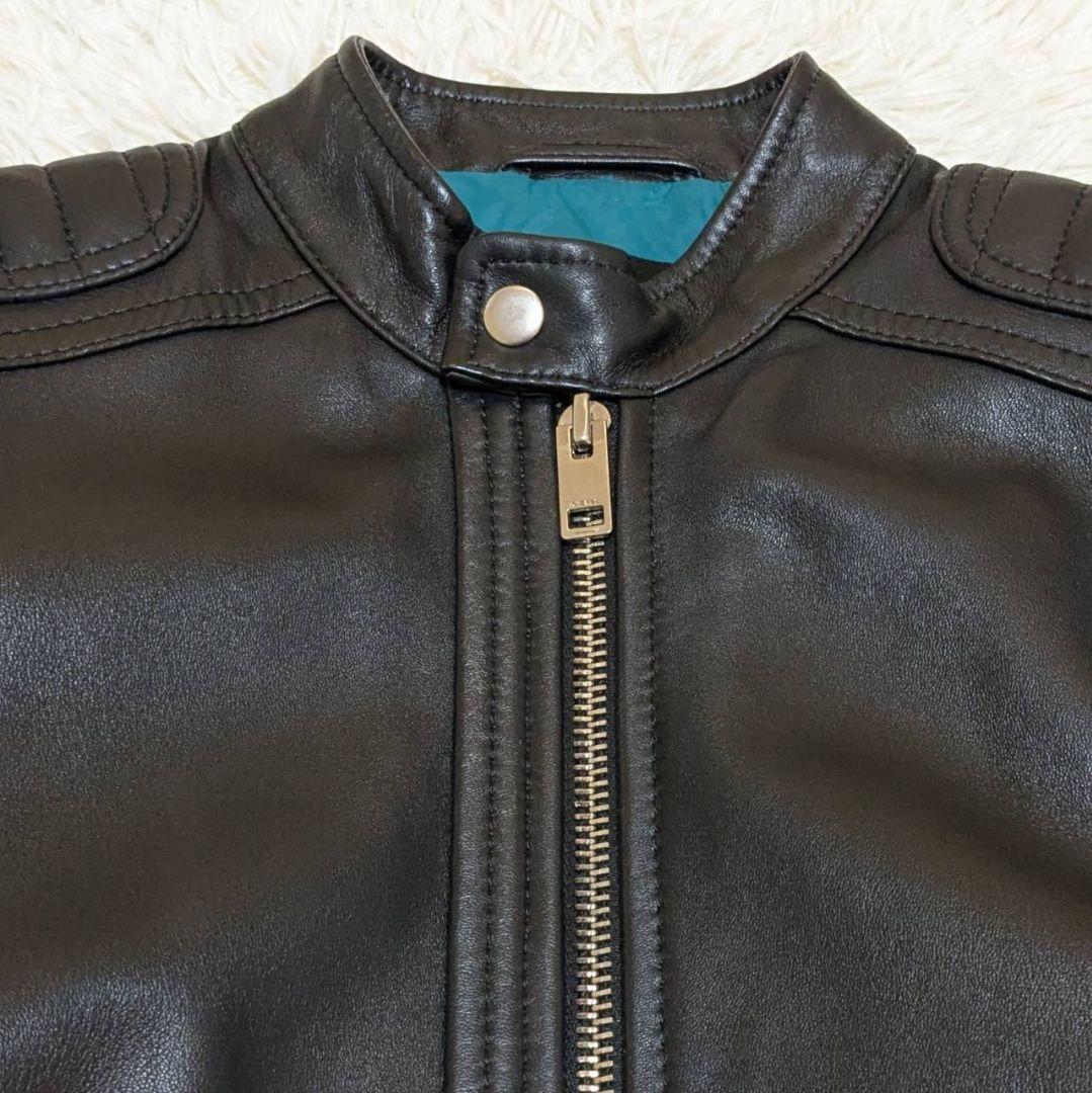✨美品✨ DIESEL L-SHIRO JACKET 羊革 ライダースジャケット
