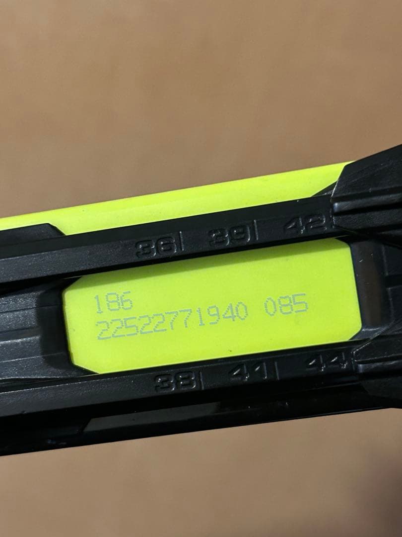 FISCHER スピードMAX プラス　186cm クロスカントリースキー