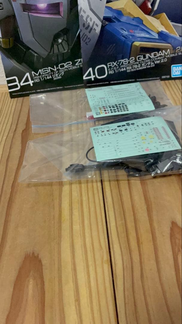 RGジオング スペシャルコーティング RGガンダムVer2.0 組み立て済み