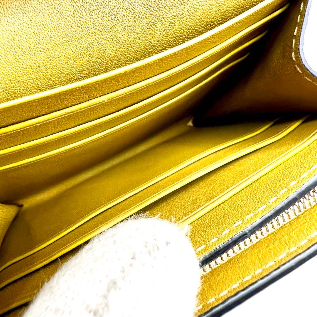 未使用級✨ロエベ 二つ折り財布 アナグラム コンパクト フラップウォレット