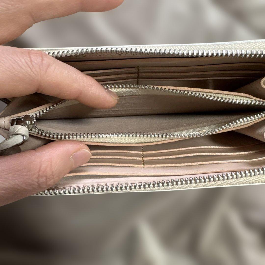 新春！最終値下げ！　ヒマラヤクロコダイル　マット　ハンドメイド　ファスナー長財布