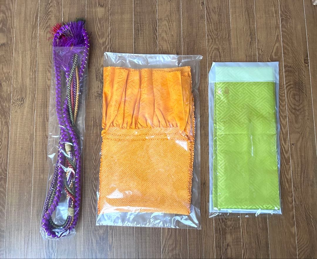 赤色　振袖フルセット　25品目