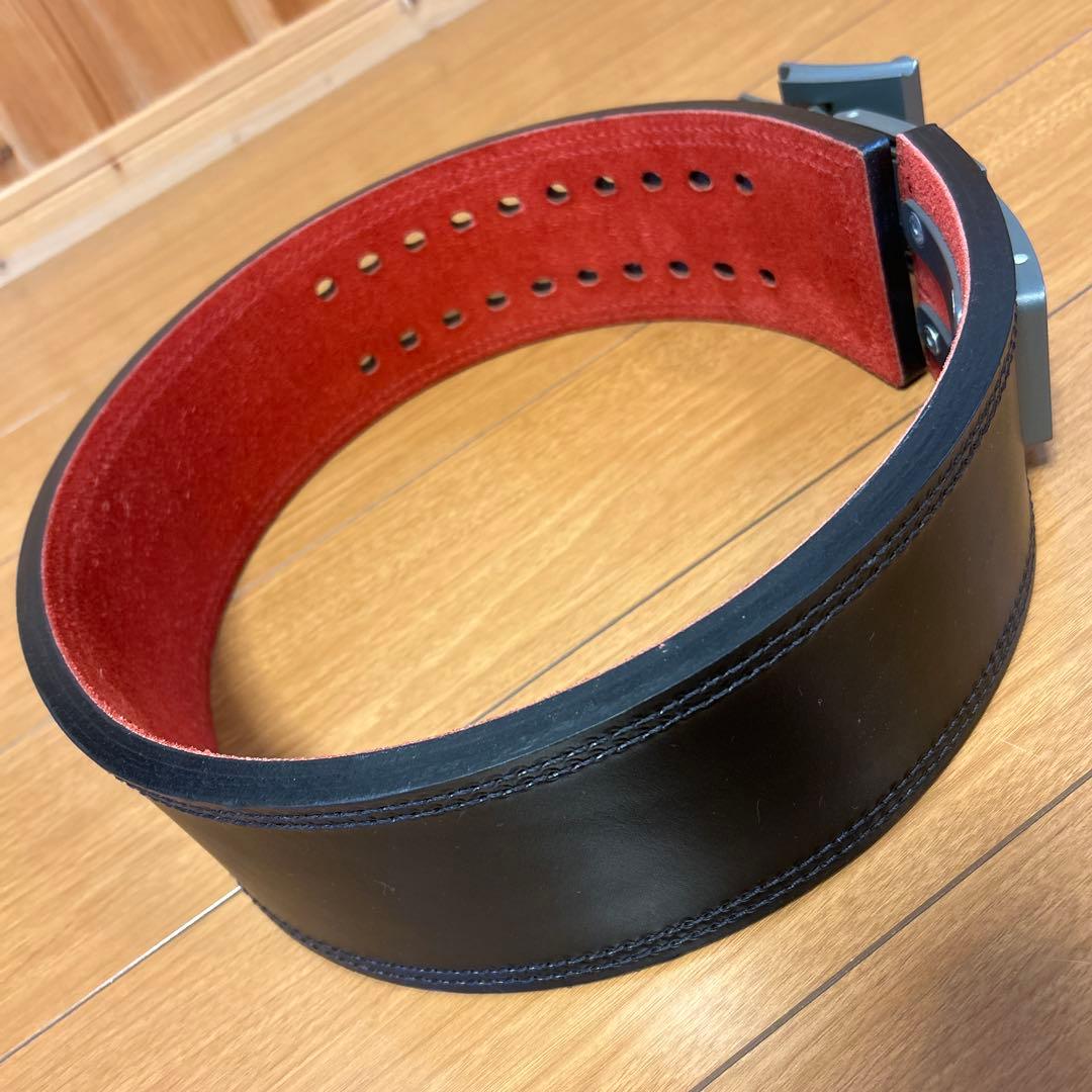 ★超美品！Lサイズ SBD トレーニングパワーベルト 腹圧ベルト 13㎜