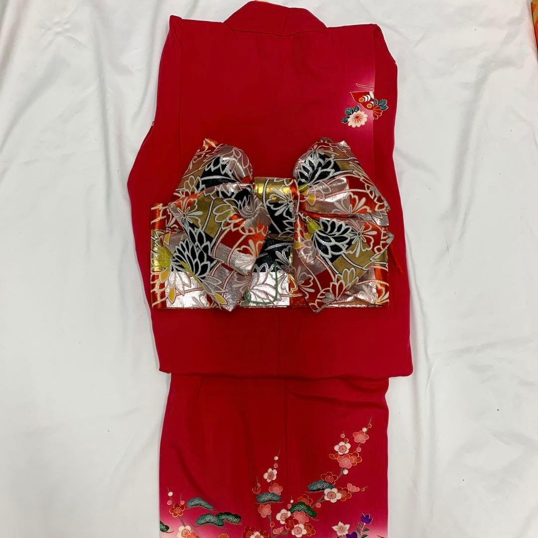 410ag81着物&長襦袢□七五三 七歳 女児 着物&長襦袢