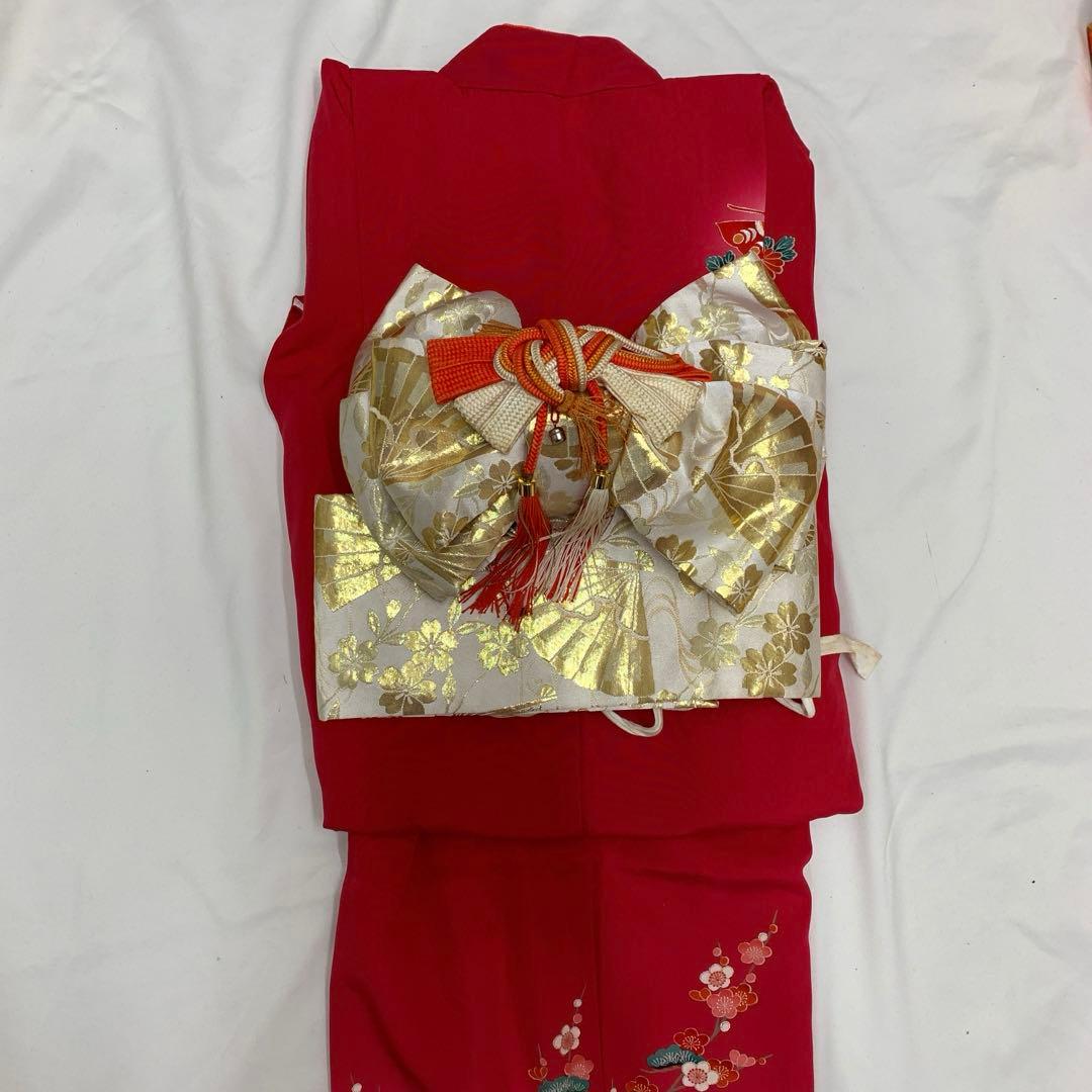 410ag81着物&長襦袢□七五三 七歳 女児 着物&長襦袢