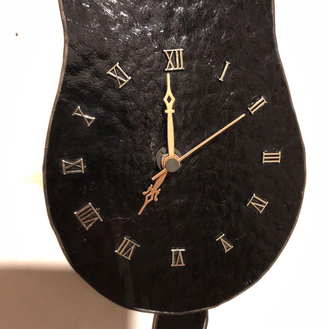 ステンドグラス　掛け時計