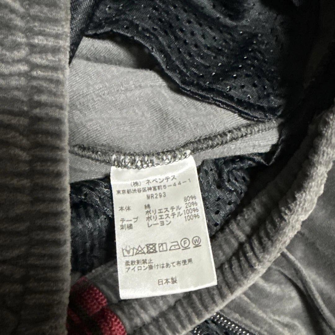 Needles ベロア　トラックパンツ　グレー