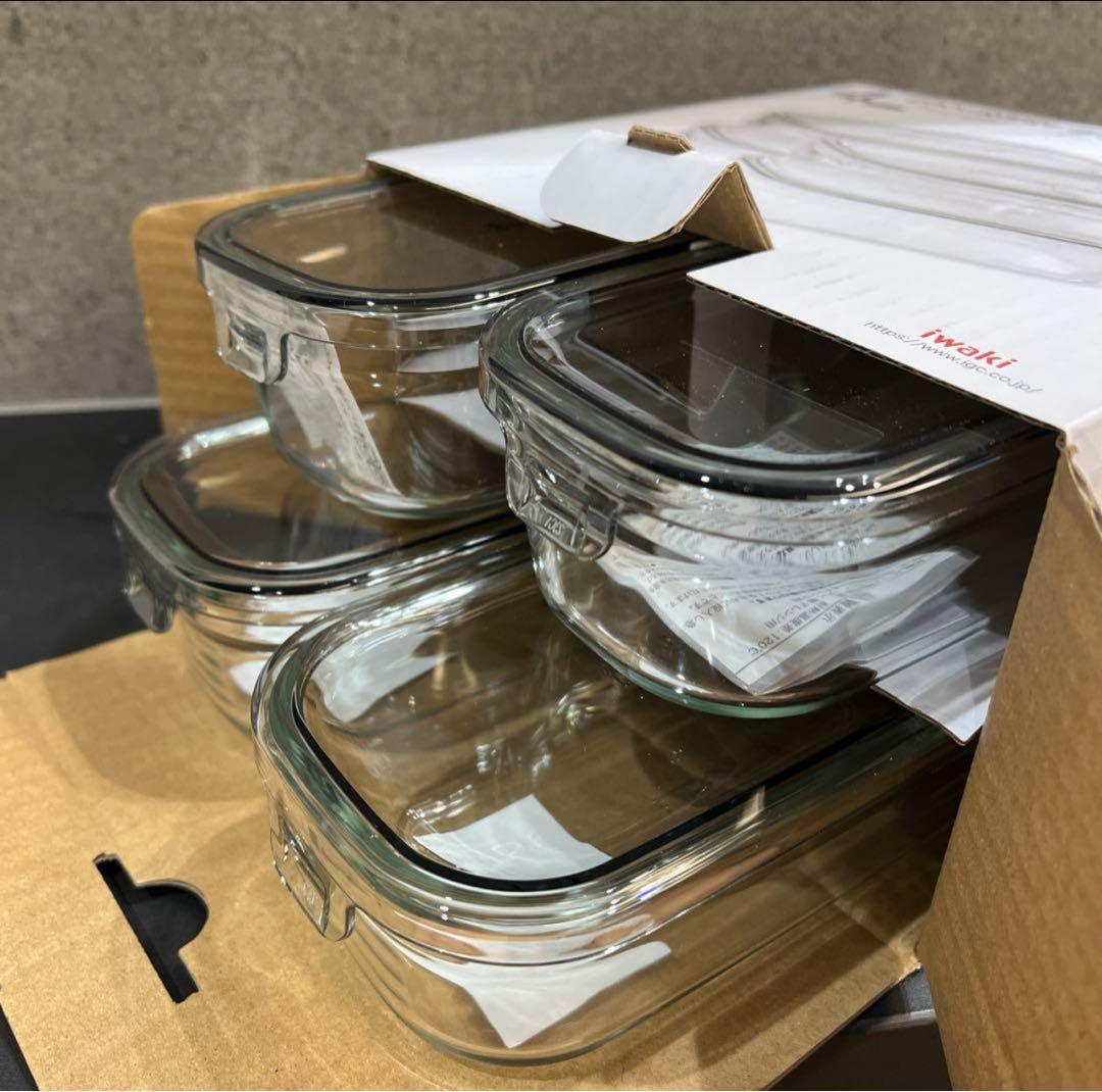 【おまとめ出品】iwaki 食品保存容器 450×4 1000×3 500×4