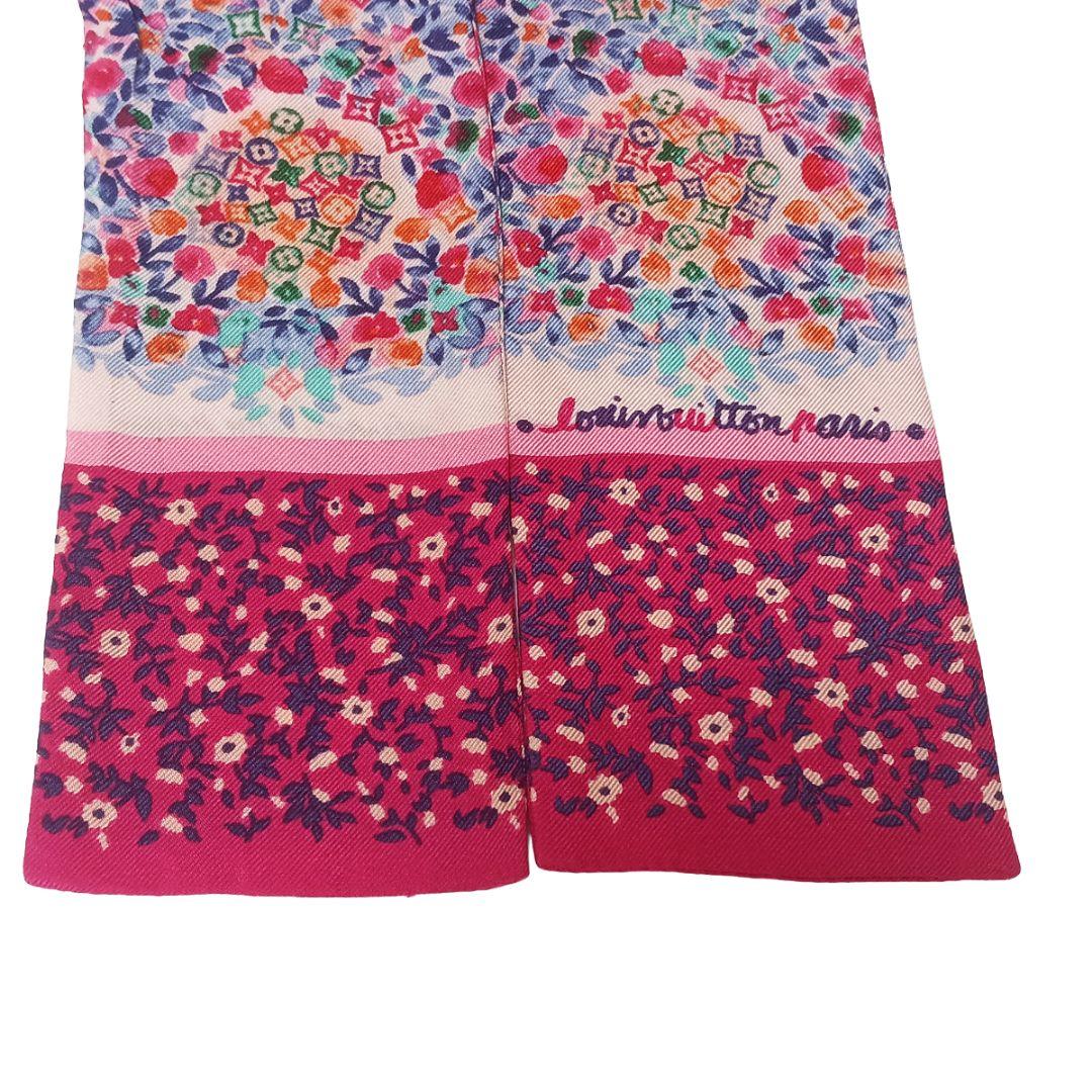ルイヴィトン M72853 バンドー カターニャ モノグラム ピンク スカーフ