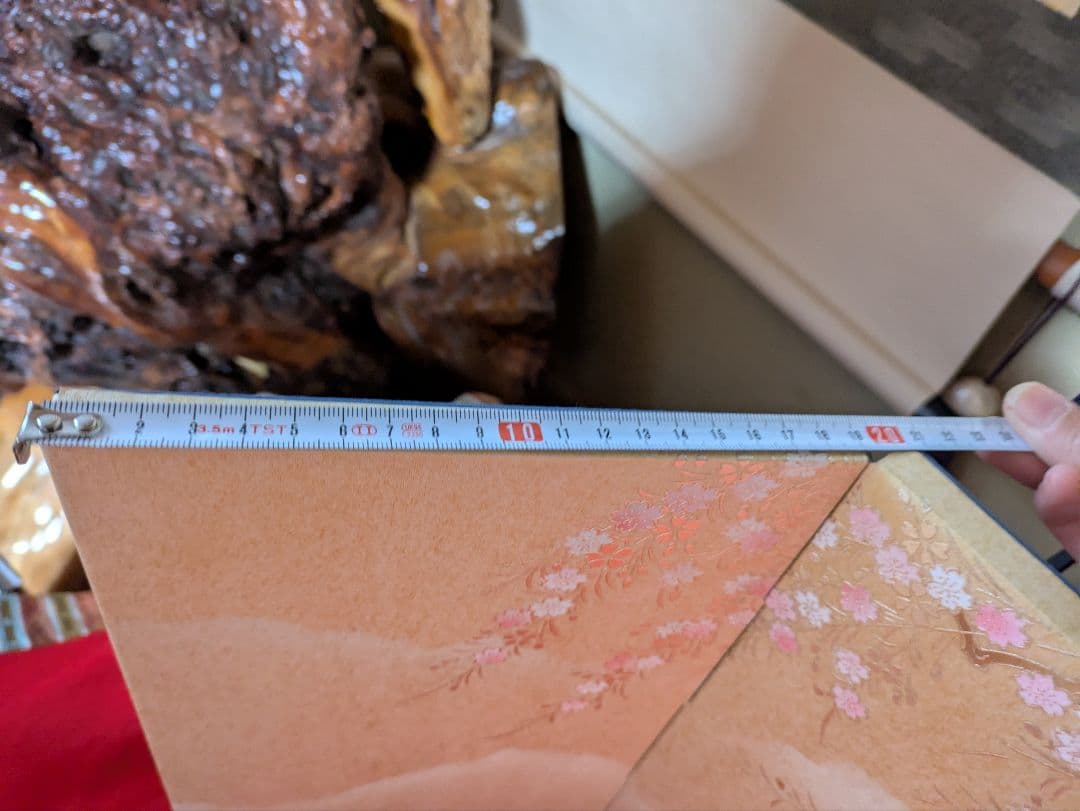 雛人形 桜の金彩・極上屏風