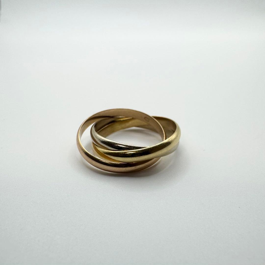 Cartier カルティエ トリニティリング スモール 9号 Au750