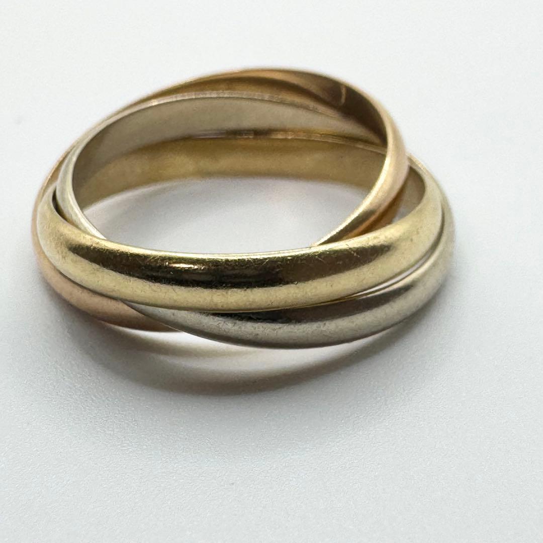 Cartier カルティエ トリニティリング スモール 9号 Au750