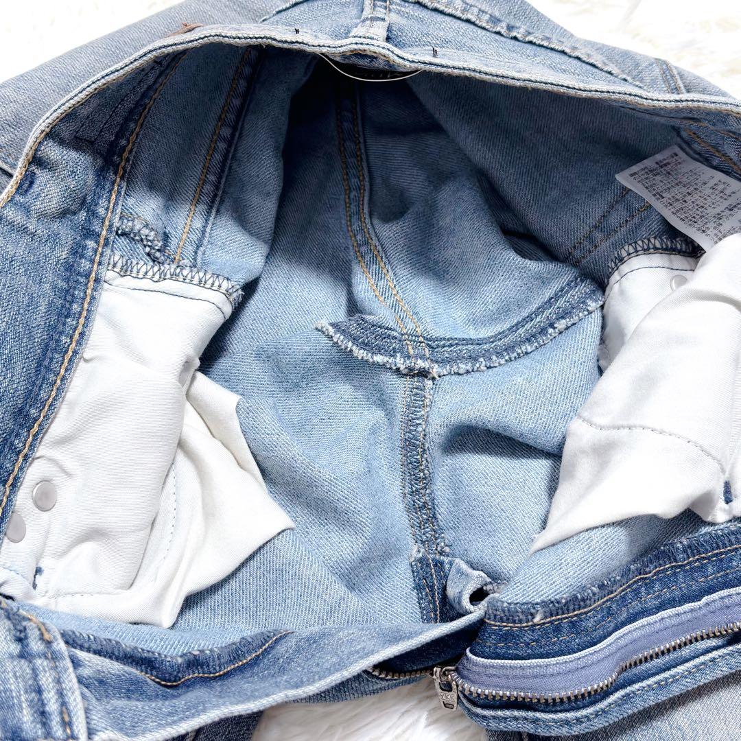 未使用級✨YANUK LEA Trick Denim ボーイズストレート 23
