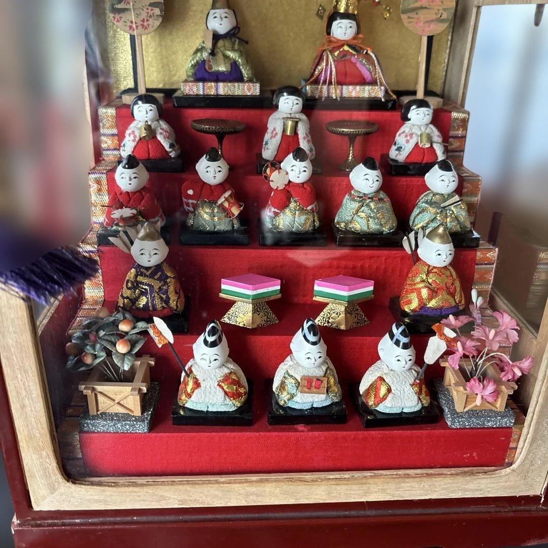 伝統的なひな祭り 雛人形セット 15体