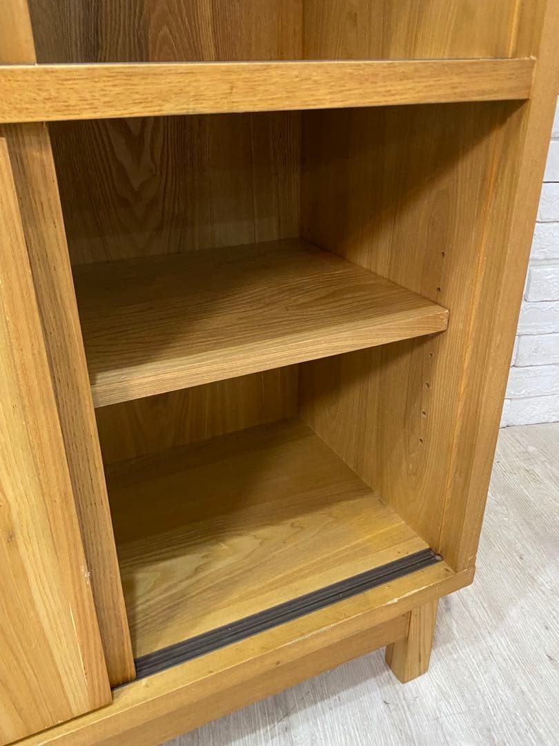 【東京都内23区配送無料】フランフラン アコルド タモ材 ブックシェルフ 本棚