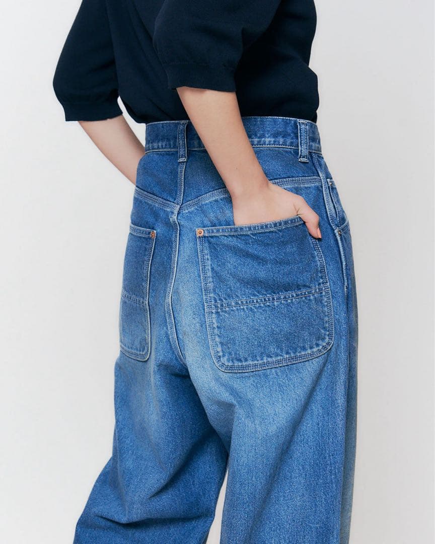 ★美品★シンゾーン shinzone TOOL DENIM PANTS ブルー