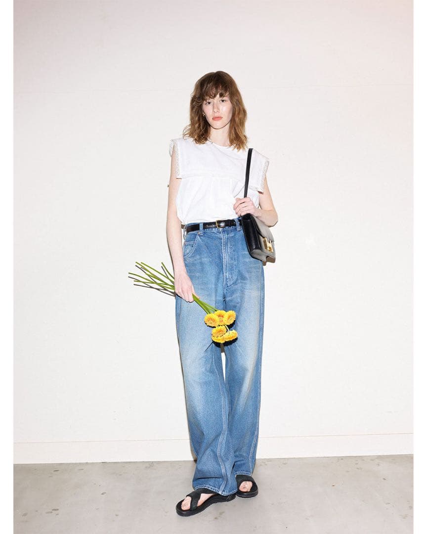 ★美品★シンゾーン shinzone TOOL DENIM PANTS ブルー