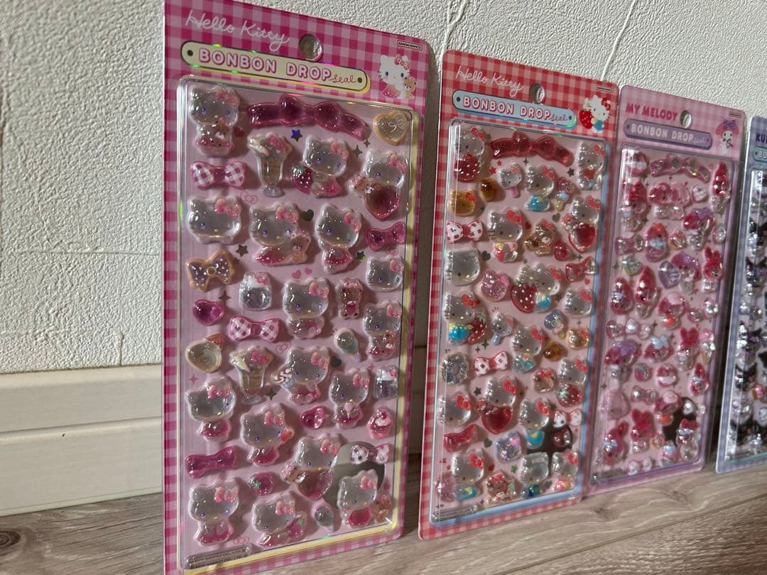 ボンボンドロップシール　サンリオ第二弾　正規品　5枚セット