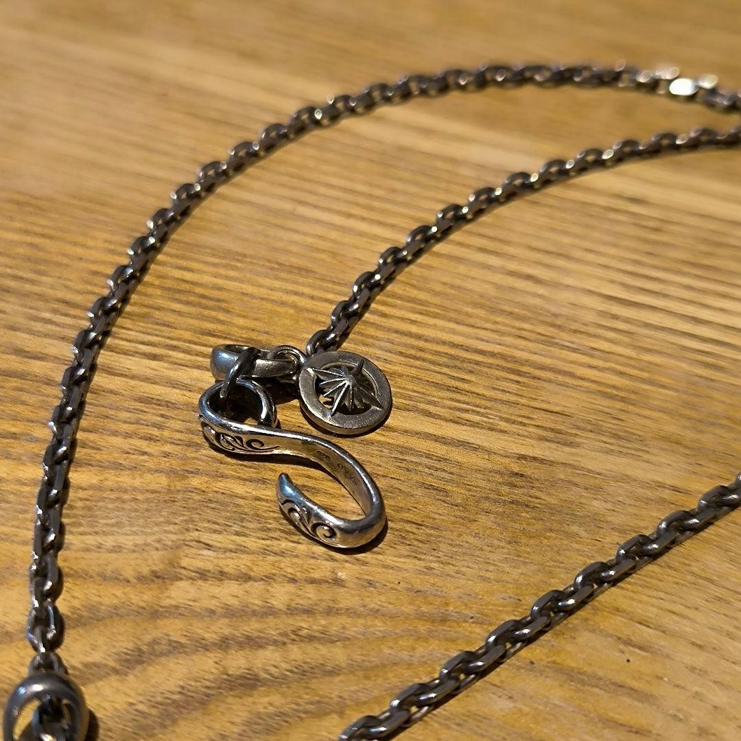 SAAD フェザー ネックレス ホイール ターコイズ 925 Silver