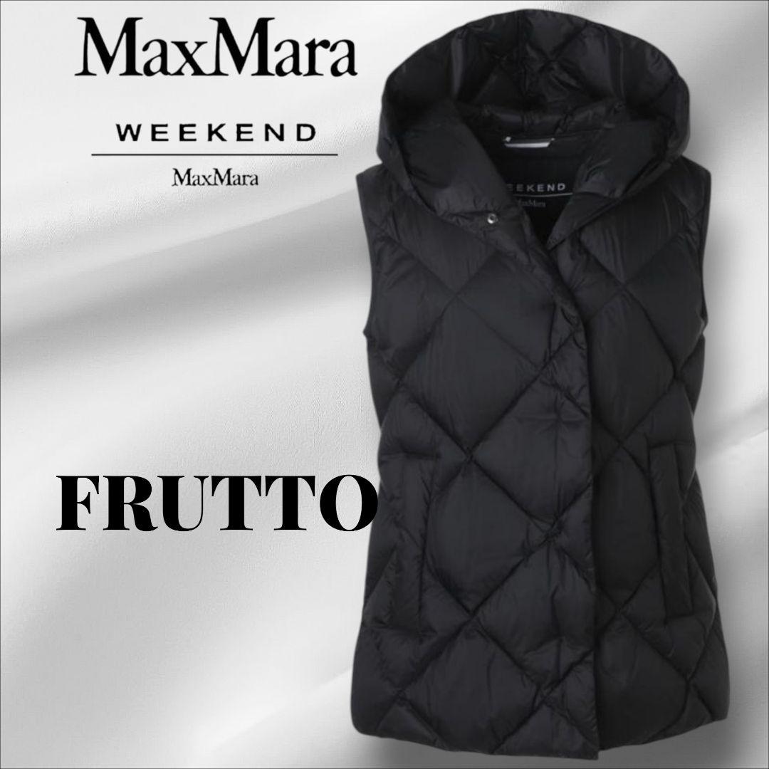 MaxMara WEEKEND FRUTTO ネイビー　ダウンベスト40
