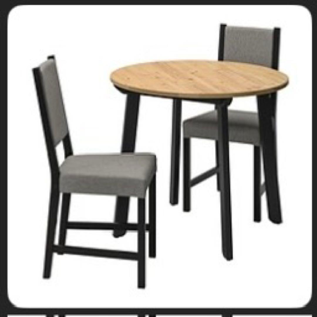 【引取限定】円形ダイニングテーブルセット