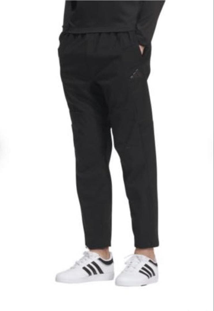 adidas フリースウーブン　アンクル丈　オープンヘムパンツ　Sサイズ