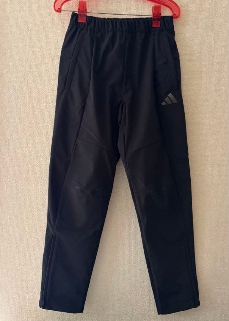 adidas フリースウーブン　アンクル丈　オープンヘムパンツ　Sサイズ