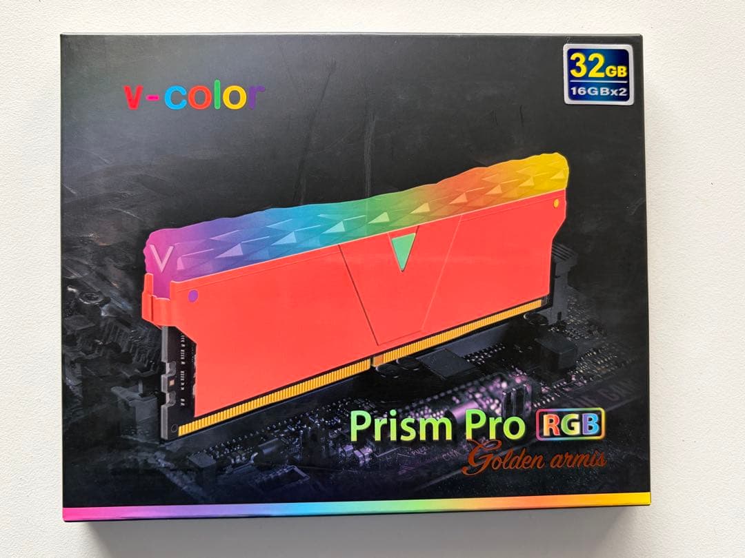 【新古品】v-color Prism Pro メモリ32GB DDR4 2枚組