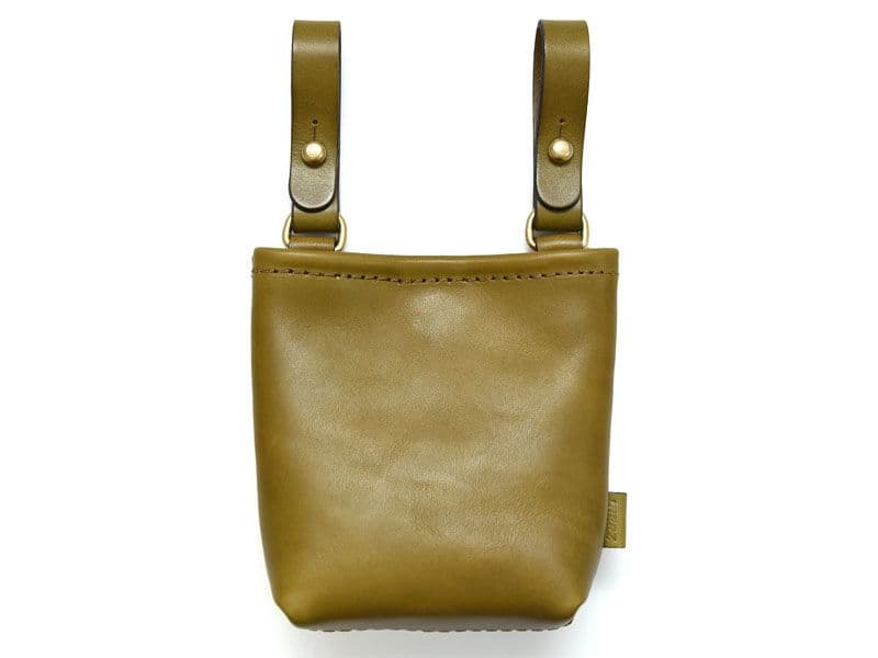 【新品未使用】HERZ　大工さんの腰袋的ベルトポーチ　グリーン