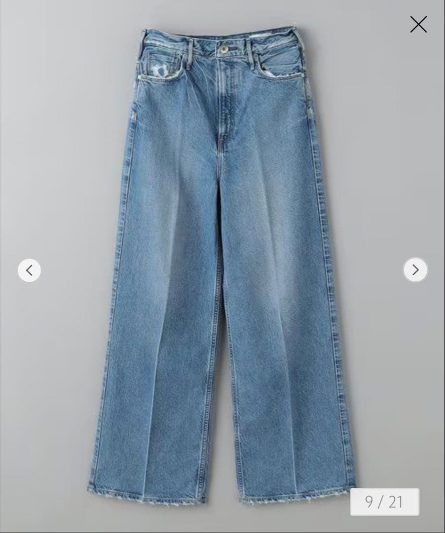 upper hights THE SISTER ワイドストレートデニムパンツ23