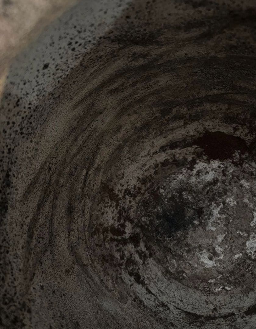 アンティーク 土もの 壺　骨董　古物 花器 オブジェ　古民家　モダン