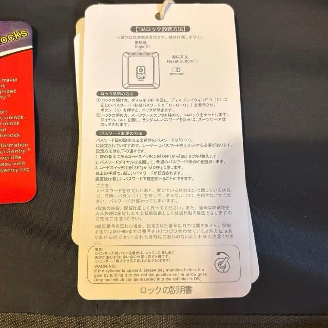 kpldol 未使用、新品　機内持ち込み　20インチ 中型　TSAロック付き