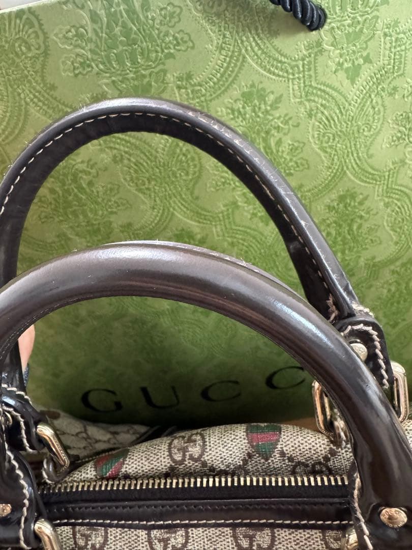 GUCCI GGパターン ボストンバッグ