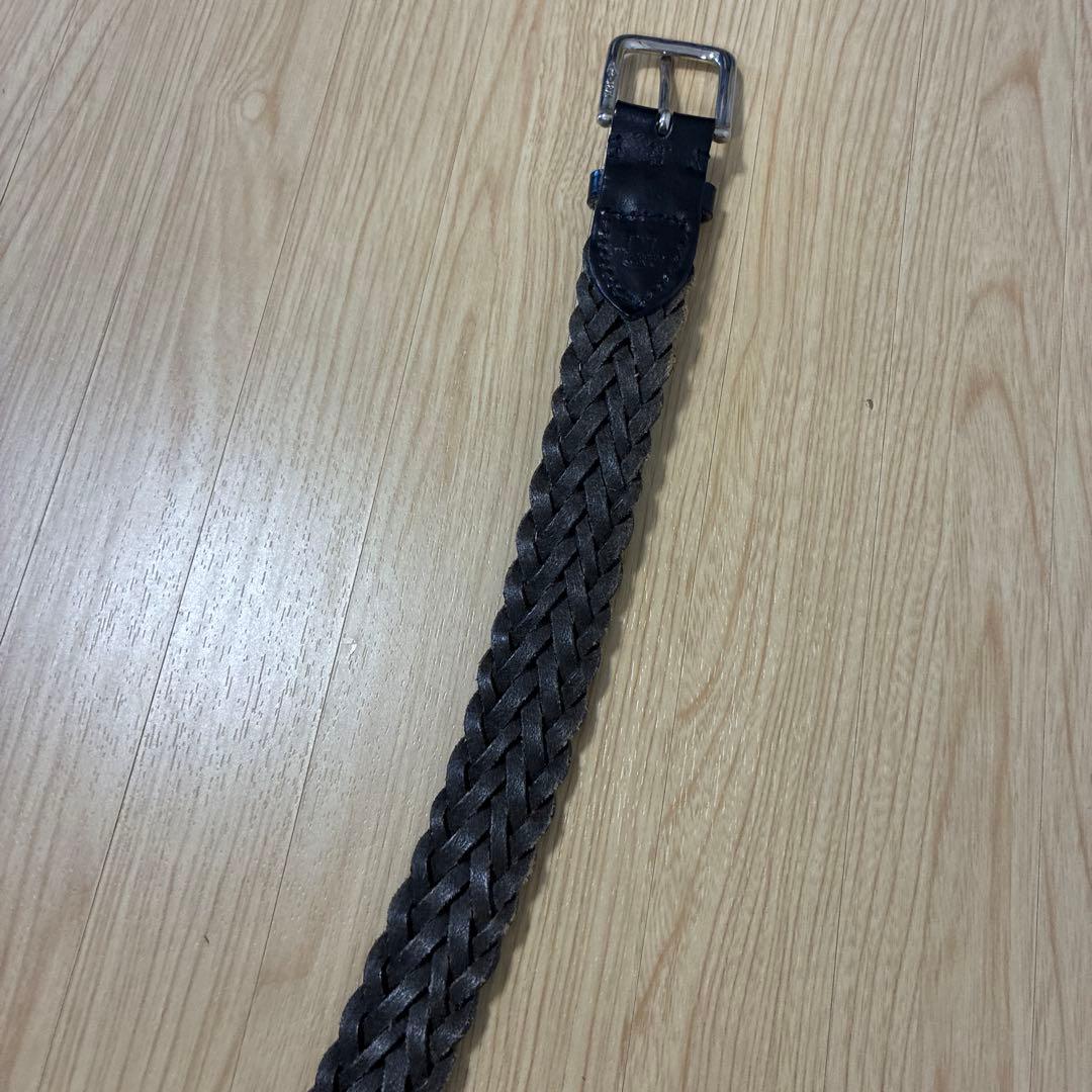 ホワイトハウスコックス　メッシュベルト　ブラック