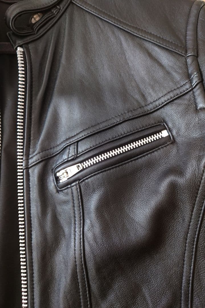 JACKROSE ラムレザー シングルライダースジャケット　サイズ4