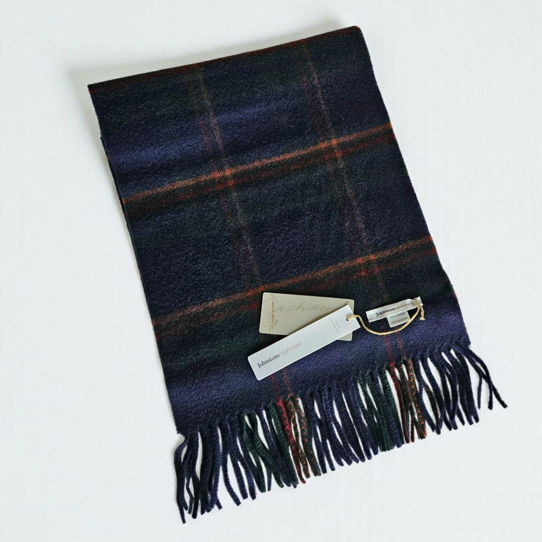 gou.33様☆タグ付き未使用 ジョンストンズ カシミヤ100％ マフラー