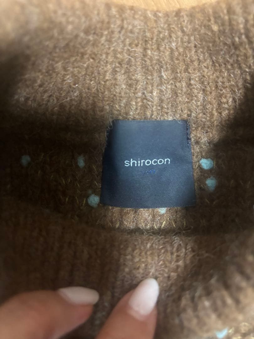 yori shirocon ポッピングシャワーニット　36