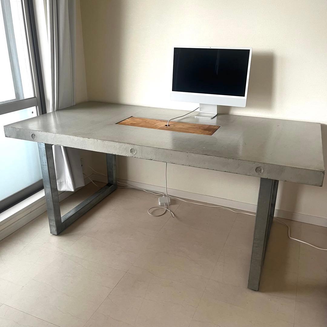 引越特別価格【特注品】モルタル天板　ダイニングテーブル