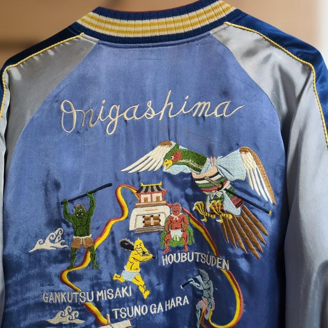 フェローズ　スカジャン　鬼ヶ島　リバーシブル　ジャケット　スタジャン　東洋