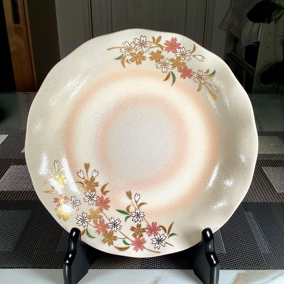 『未使用•金彩の小範囲に痛み』　たち吉　中皿　5枚　柄違い