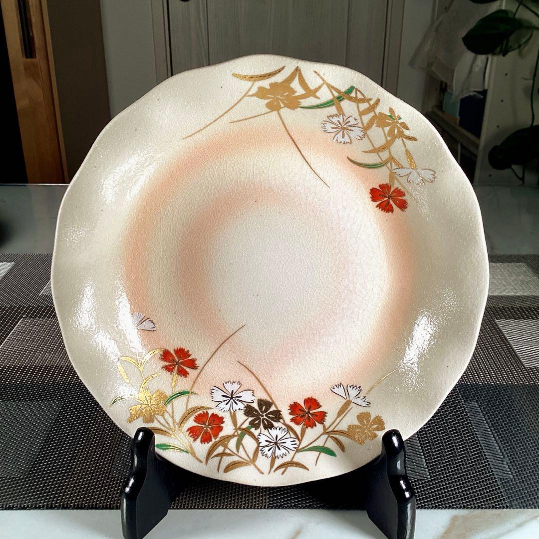 『未使用•金彩の小範囲に痛み』　たち吉　中皿　5枚　柄違い