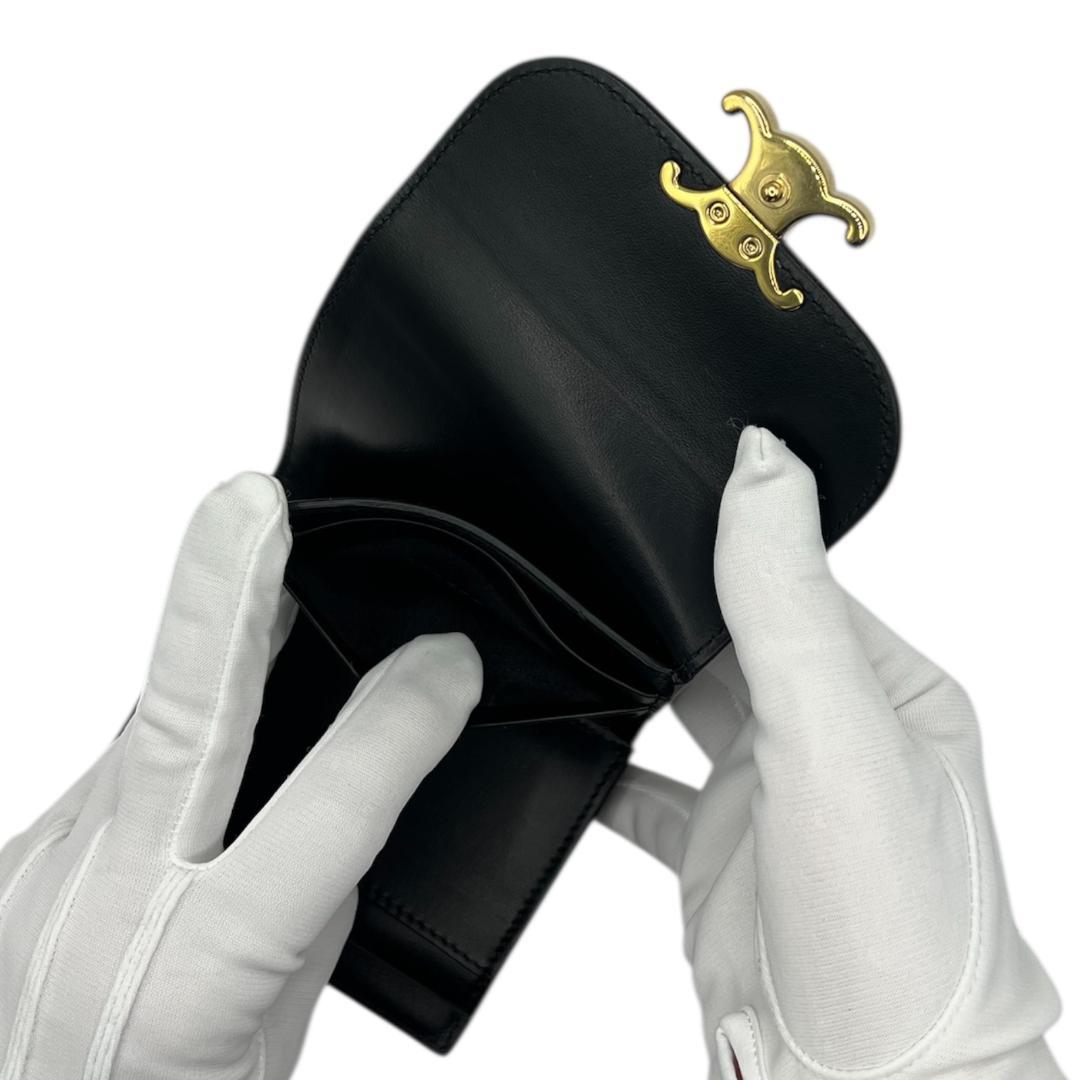 l*n様 CELINE(セリーヌ) 3つ折り スモール フラップウォレット トリ