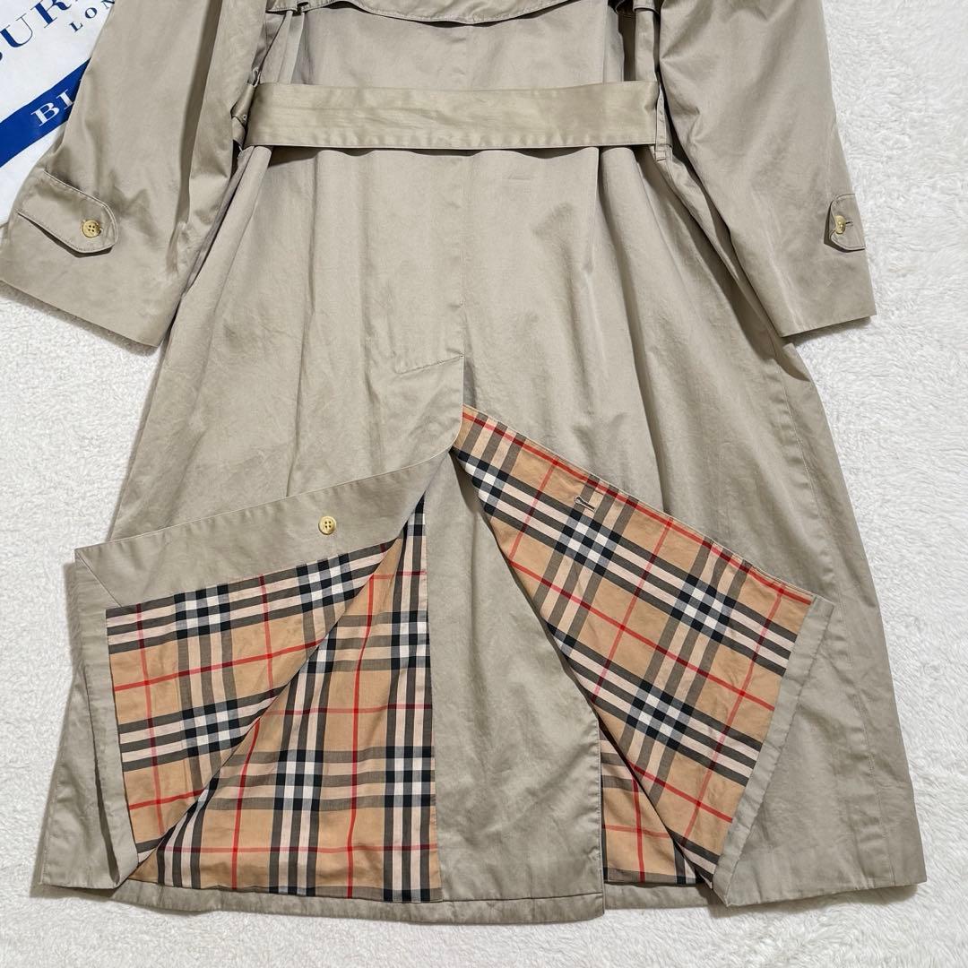 バーバリー　トレンチコート　ロング　ノバチェック　ヴィンテージ　男女兼用